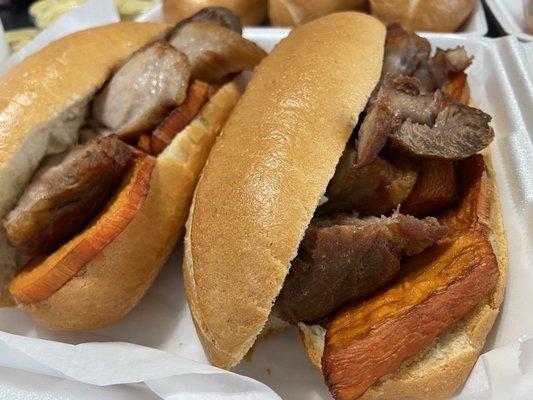 Pan con Chicharron (good!)