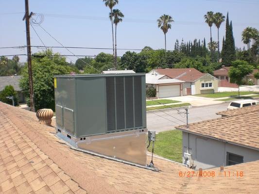 Residential AC Unit Installed