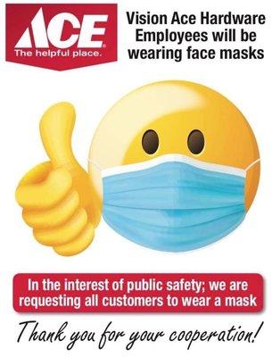 Face mask signage