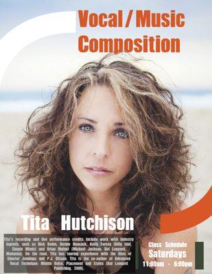 Vocal and music composition teacher Tita Hutchison