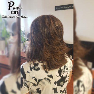 Do you want to have your hair like her? Come to Prime Cut to do it!!!