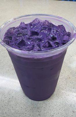 Ube latte