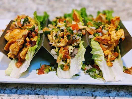 Chicken Lettuce Tacos