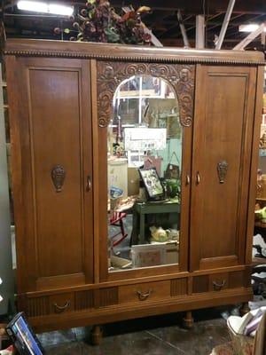 Totally awesome King Louis armoire! Check it out at the Rustic Vintage Rose!