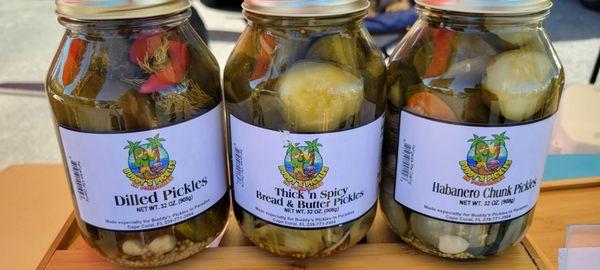 Gourmet pickles and olives