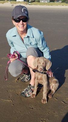 Baby Faithe with Mommie. enjoying the view in my Maui Jims.