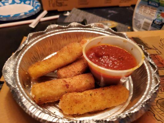 Their mozzarella sticks