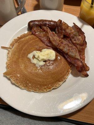 Buttermilk Pancakes with Bacon