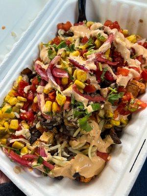 Chicken & Mushrooms Burrito Bowl