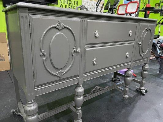 Custom paint job-Buffet in French Grey