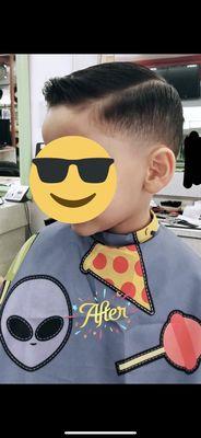 Child haircut ‍