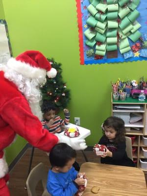 Santa visits every year to bring children a special treat!