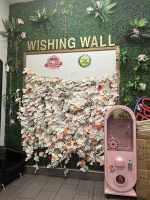 Wishing wall