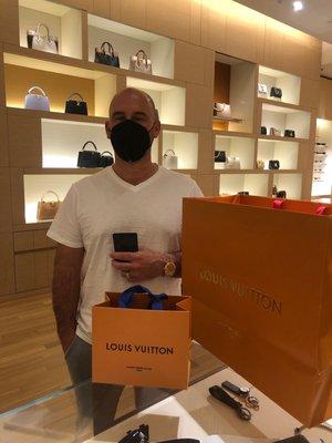 Customer at Louis Vuitton