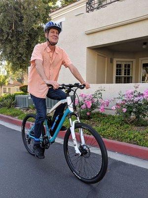 A happy client with his new eBike!