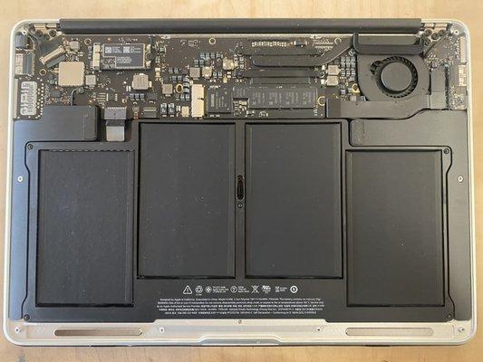 Inside newer MacBooks