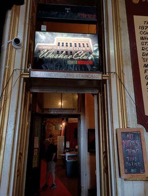 Entrance to the haunted Museum