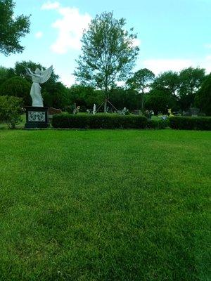 Part of cemetery