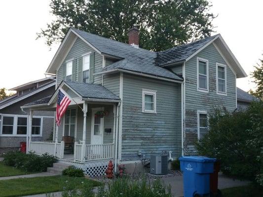 BEFORE:  This little gem of a house needed some TLC.