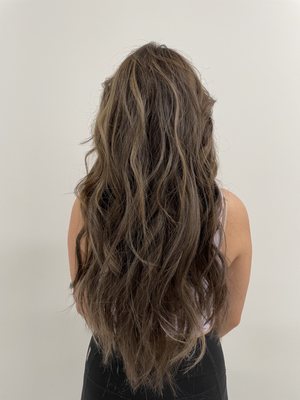 After - dimensional balayage styled