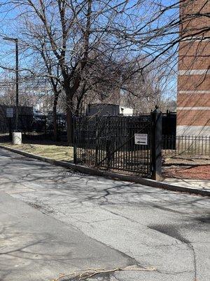 Back parking lot permitted for Central Rock customers