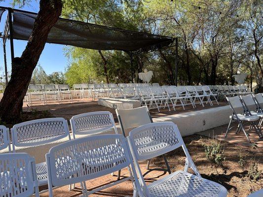 Wedding reception area