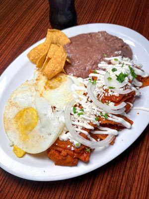 Chilaquiles rojos