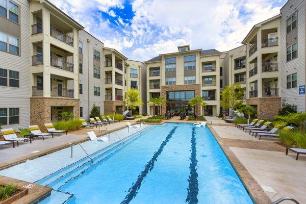 Resort style pool