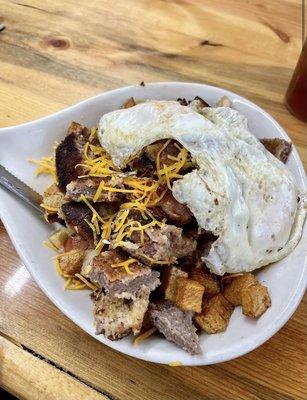 Chicken fried steak skillet