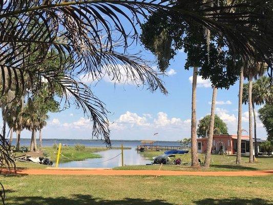 Boat ramp to Lake Rosalie