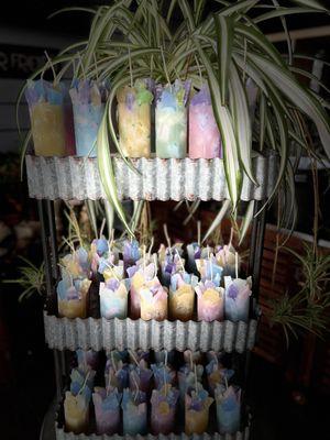 New Spring Pastel Pillar Candles!!!