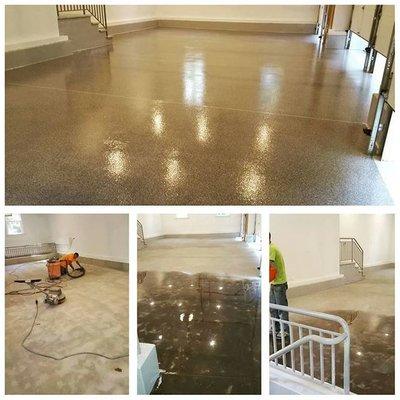 Epoxy floor installation in New Jersey and NYC