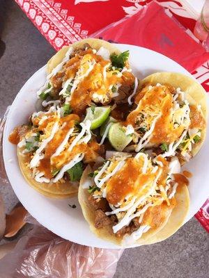 Fully loaded tacos