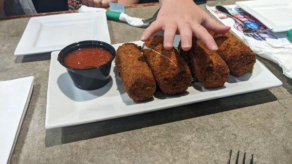 Gigantic mozzarella sticks - You HAVE to get these