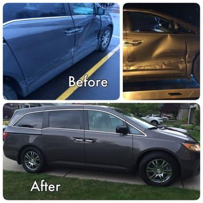 Could not have been happier with the quality of work or service from Howe Auto Body after my van was involved in an accident.