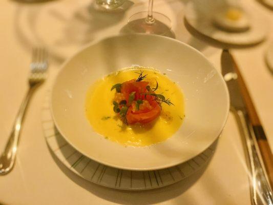 Course 2: cured sea trout