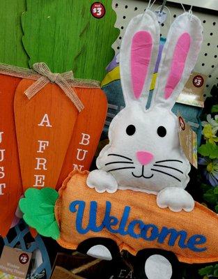 Dollar Tree: Easter seasonal items.