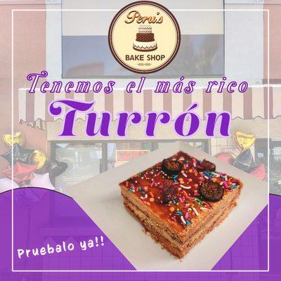 Ya tenemos Turrón peruano disponible.