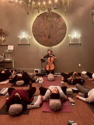 Cello + Yin Yoga Event