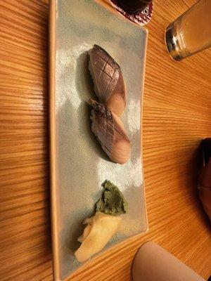 Mackerel nigiri