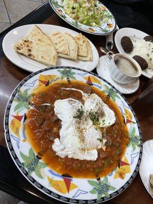 Shakshuka with Egyptian Sausage