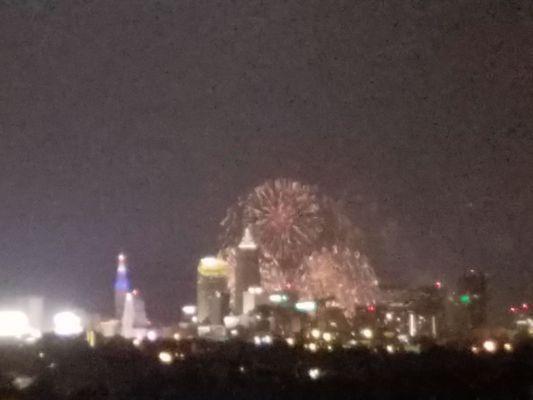 4th July fireworks from balcony