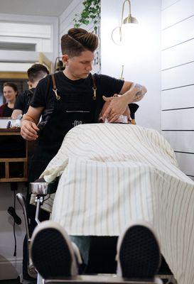 Hot towel shaves are the best way to treat yourself.