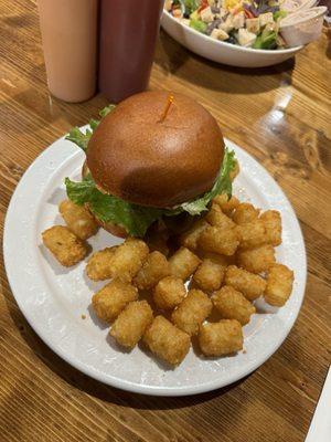 Ortega chili burger!