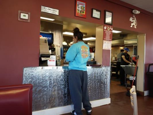 The counter at Santiago's