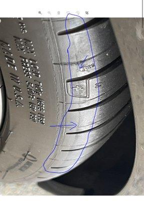 Tires rubbing against vehicle