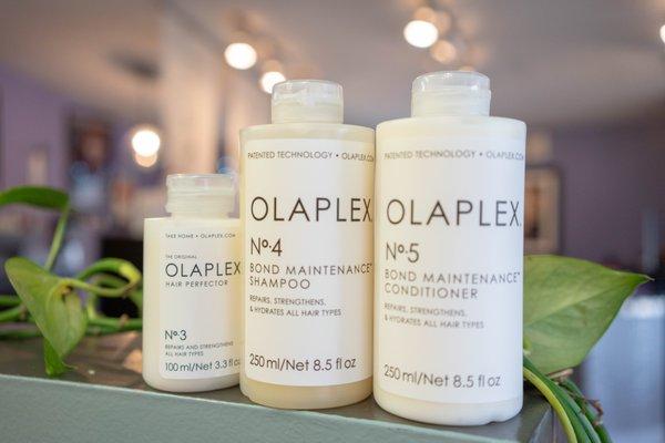 Our salon carries and uses Olaplex.