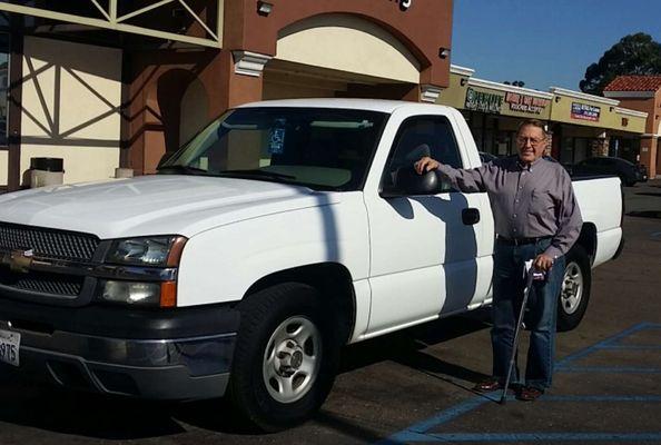 My pristine '04 Chevy Silverado.  (Photos of my new upholstery job coming soon.)