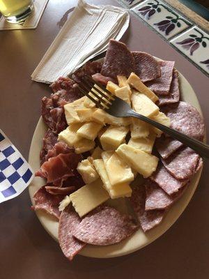 Meat and cheese plate