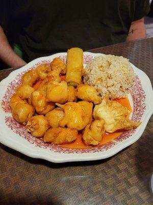 Sweet and sour chicken